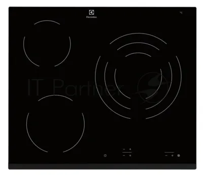 Электрическая варочная поверхность Electrolux EHF6232FOK, 3 конфорки, с зоной расширения, стеклокерамика, 5700 Вт
