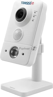 Камера видеонаблюдения IP Trassir TR-D7151IR1 1.4-1.4мм корп.:белый