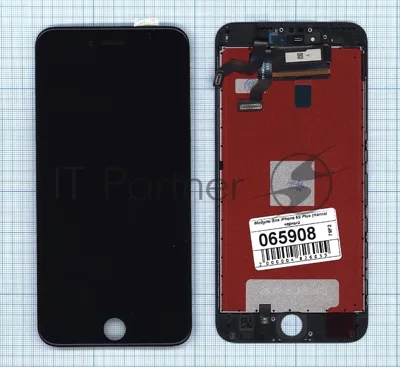 Дисплей для iPhone 6S Plus в сборе с тачскрином (Hancai) черный