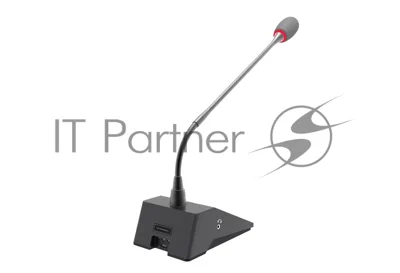 Микрофон Infobit iSpeaker MD30 Настольный микрофон на гусиной шее, Dante/AES67