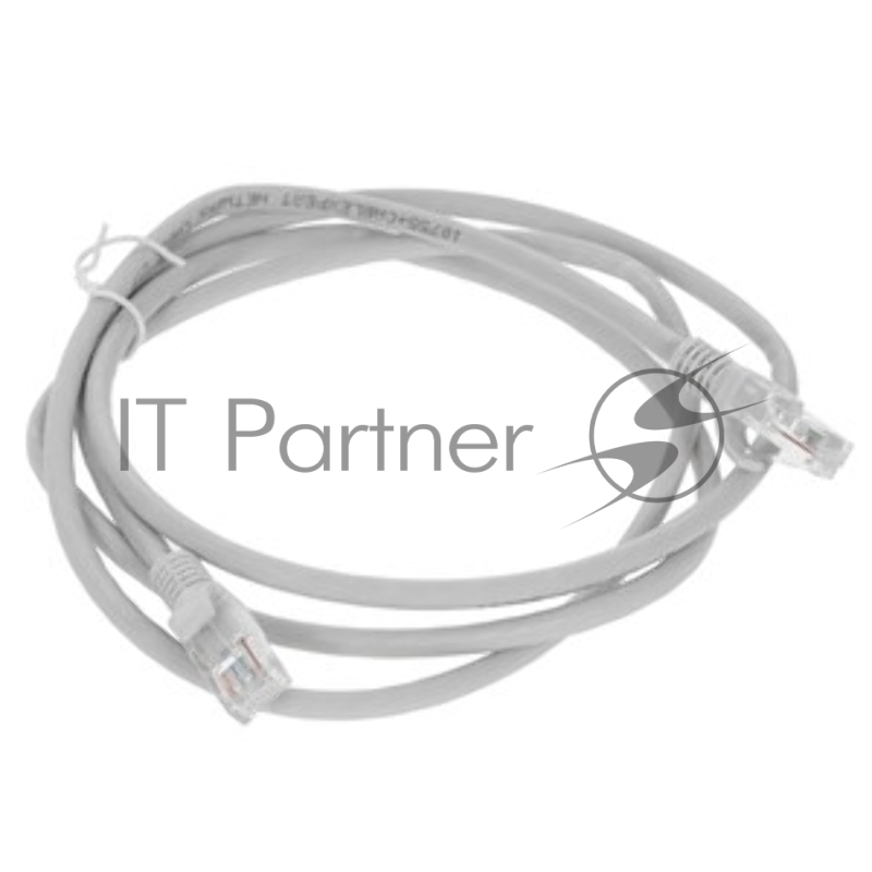 Патч-корд LSZH медный UTP Cablexpert PP30-1.5M cat.5e, 1.5м, литой, многожильный, серый