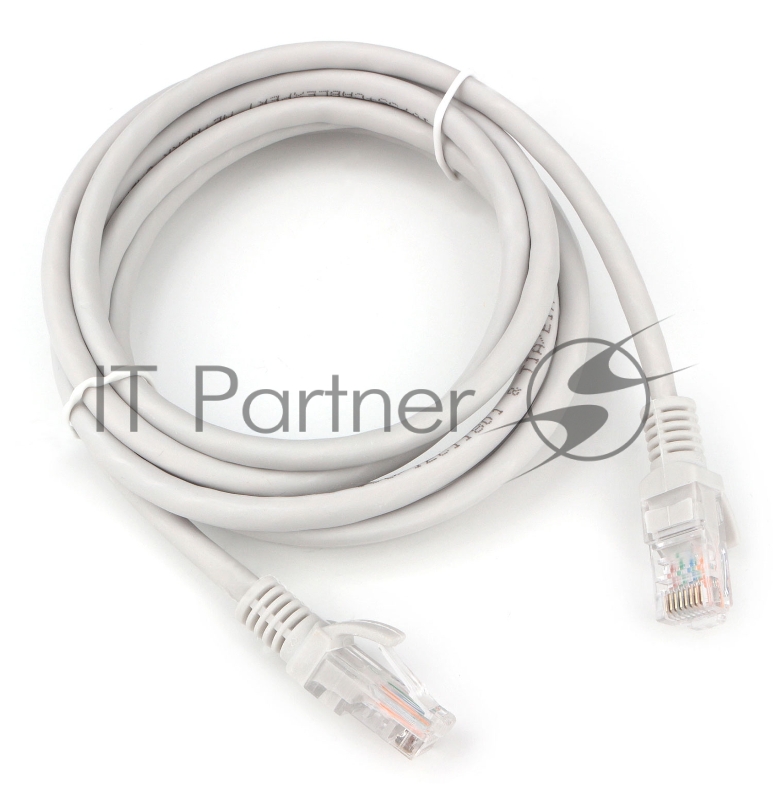 Патч-корд LSZH медный UTP Cablexpert PP30-2M cat.5e, 2м, литой, многожильный, серый