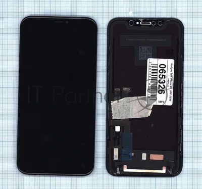 Дисплей для Apple iPhone XR в сборе с тачскрином (IPS) черный