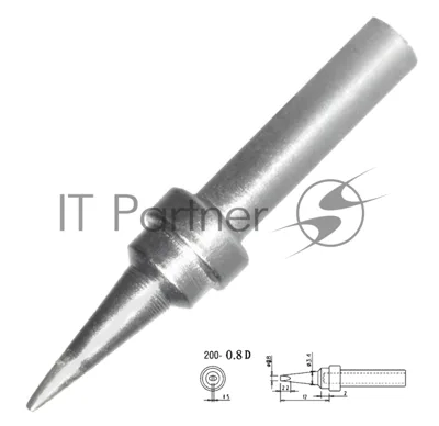 Жало для паяльника Quick QK200-T-0,8D