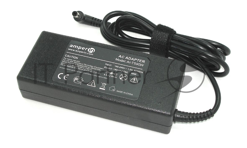 Блок питания (сетевой адаптер) Amperin AI-TS90W для ноутбуков Toshiba 19V 4.74A 5.5x2.5мм