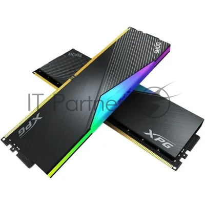Оперативная память XPG Lancer, DDR5, 32Gb (2x16Gb), 6400MHz, CL32, DIMM, с радиаторами, RGB, черный