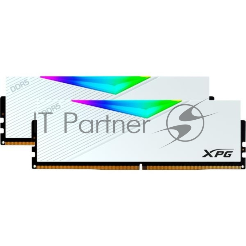 Оперативная память XPG Lancer, DDR5, 32GB (2x16GB), 7200MHz, CL34, DIMM, с радиаторами, RGB, белый