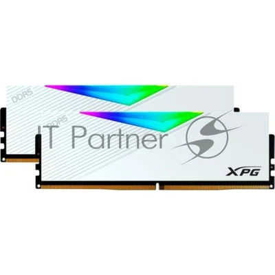 Оперативная память XPG Lancer, DDR5, 32GB (2x16GB), 7200MHz, CL34, DIMM, с радиаторами, RGB, белый