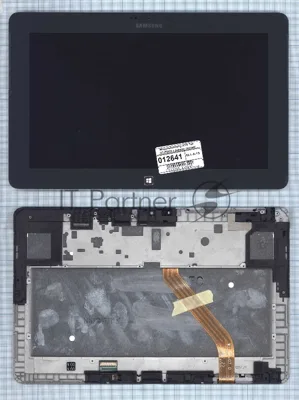 Модуль (матрица + тачскрин) для Samsung ATIV Tab GT-P8510 черный с рамкой