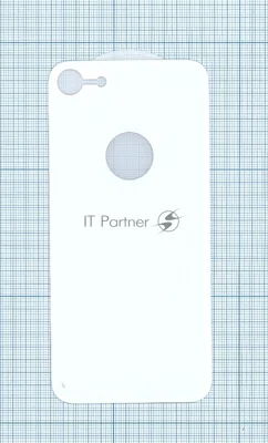 Защитное заднее стекло для iPhone 7/8 белый