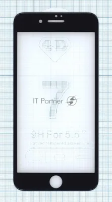 Защитное стекло 4D для Apple iPhone 7/8 Plus черный