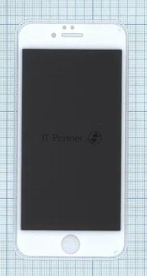 Защитное стекло Privacy "Анти-шпион" для iPhone 6/6S белый