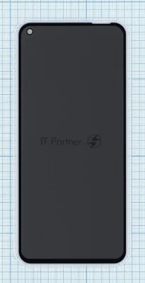 Защитное стекло Privacy "Анти-шпион" для Realme 6