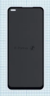 Защитное стекло Privacy "Анти-шпион" для Realme X50