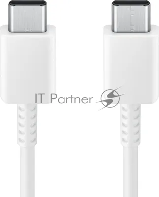 Кабель Samsung EP-DX310, USB Type-C (m) - USB Type-C (m), 1.8м, 3A, белый (EP-DX310JWEGEU)