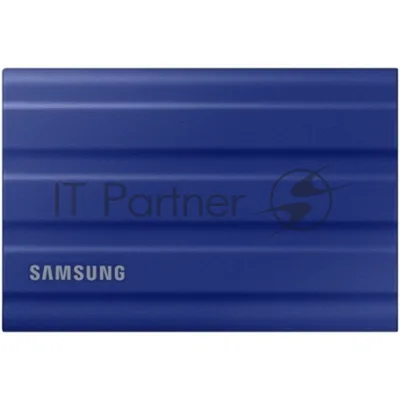 Внешний SSD Samsung T7 Shield, 2TB, USB 3.2 Gen 2 Type-C, R/W 1050/1000, синий