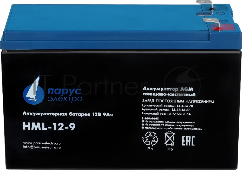 Батарея для ИБП Парус Электро, профессиональная серия HML-12-9