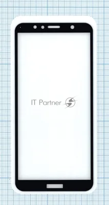 Защитное стекло "Полное покрытие" Huawei Honor 7A Prime черный