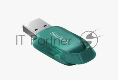 Флешка USB 64Gb SanDisk CZ96 Ultra Eco, USB 3.2, Blue-Green