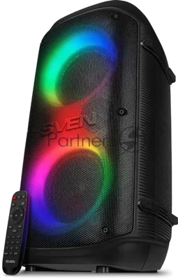 Колонка портативная SVEN PS-800 черный 100W 2.0 BT 10м 4400mAh
