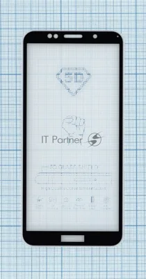 Защитное стекло "Полное покрытие" Huawei Y5p черный
