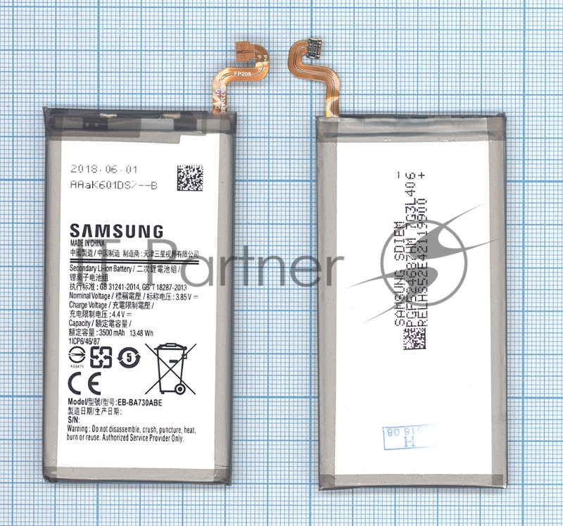 Аккумуляторная батарея EB-BA730ABE для Samsung Galaxy A8 Plus 2018 A730F 3500mAh