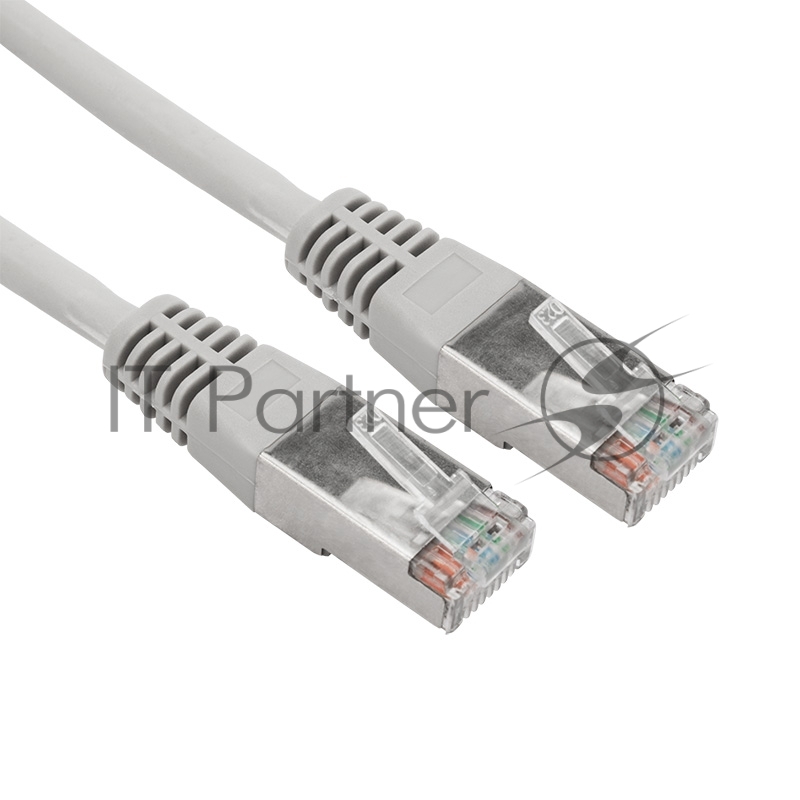 Патч-корд S/FTP Rexant cat.6a (10G), RJ45-RJ45, неэкранированный, 28AWG, LSZH, серый, 0.5 м