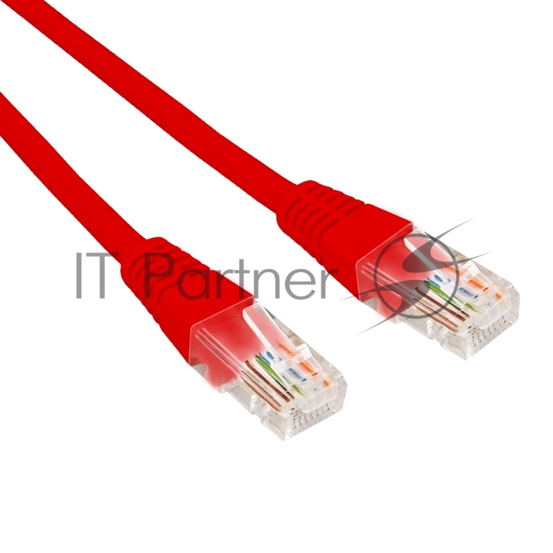 Патч-корд U/UTP Rexant cat.5e, RJ45-RJ45, 26AWG, ZH нг(А)-HF, красный, 5 м