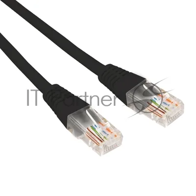 Патч-корд U/UTP Rexant cat.5e, RJ45-RJ45, 26AWG, ZH нг(А)-HF, черный, 1 м