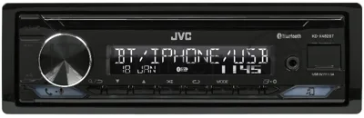 Автомагнитола JVC KD-X482BT, 1 DIN, Bluetooth, USB Type-A, AUX, съёмная панель