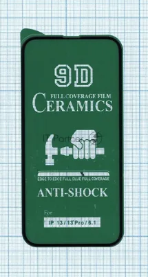 Керамическая пленка (стекло) для Iphone 13/13 Pro черный