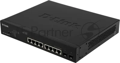 Коммутатор D-Link DGS-1100-10MPPV2/A, 8×1 Гбит/с + 2×1 Гбит/с SFP, настраиваемый