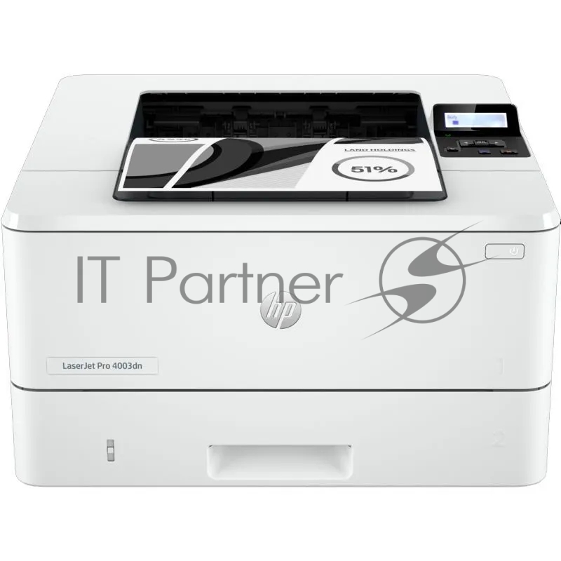 Принтер лазерный HP LaserJet Pro 4003dn (2Z609A), A4, ч/б, печ. до 40 стр/мин., 1200 x 1200 dpi, USB, RJ-45, Air Print, Mopria