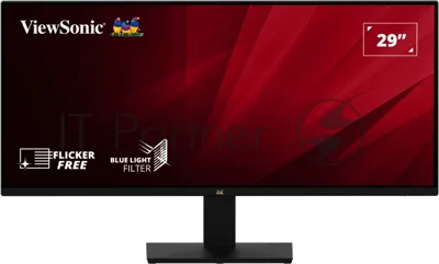 Монитор 29" ViewSonic VA2932-MHD IPS 2560x1080, 75 Гц, 5 мс, 21:9, 250 кд/м2, 1хHDMI, 1хDP, черный