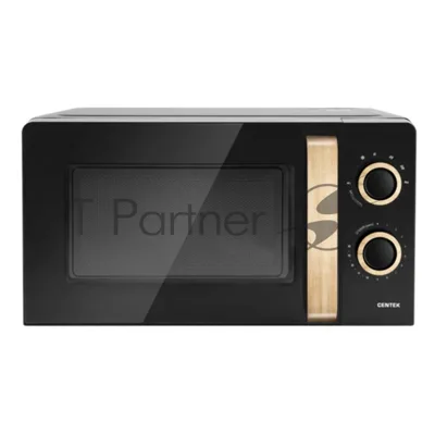 Микроволновая печь Centek CT-1559 черный, 20 л, 700 Вт, переключатели - поворотный механизм