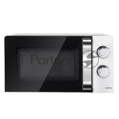 Микроволновая печь Centek CT-1575 белый, 20 л, 700 Вт, переключатели - поворотный механизм