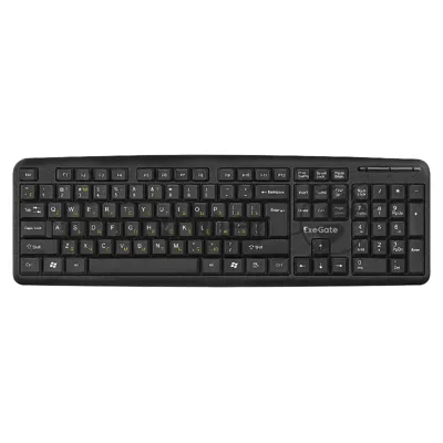 Клавиатура проводная ExeGate LY-331S (EX293971RUS), USB, черный