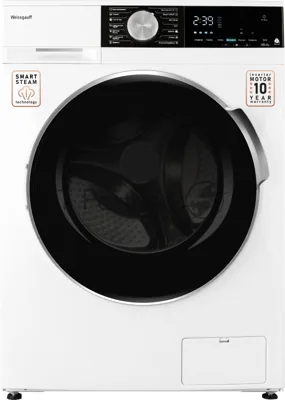 Стиральная машина Weissgauff WM 47147 DC Inverter Steam белый, загрузка фронтальная 7 кг, 1200 об/мин, класс A+++