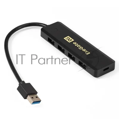 USB-концентратор ExeGate DUB-4P/1, USB 3.0, USB, USB Type-C