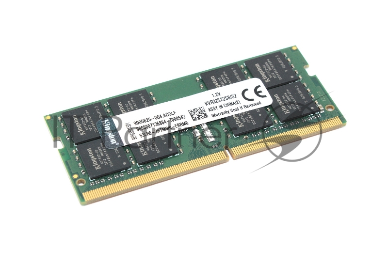 Оперативная память Kingston, DDR4, 32GB (1x32 GB), 3200 MHz, CL22, SO-DIMM