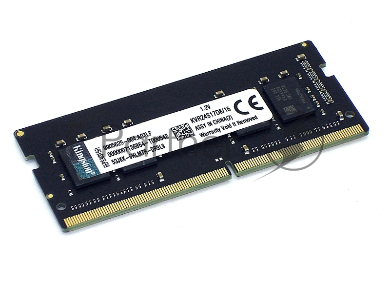 Оперативная память Kingston, DDR4, 16GB (1x16 GB), 2400 MHz, CL17, SO-DIMM