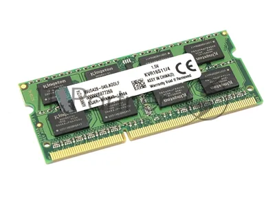 Оперативная память Kingston ValueRAM, DDR3, 4GB (1x4GB), 1600MHz, CL11, SO-DIMM