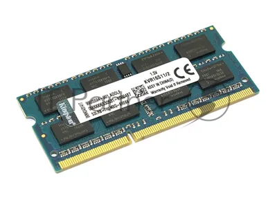 Оперативная память Kingston ValueRAM, DDR3, 2GB (1x2GB), 1600MHz, CL11, SO-DIMM