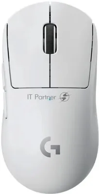 Мышь беспроводная Logitech G PRO X SUPERLIGHT белый, 25600 dpi, радиоканал, USB, кнопки - 5