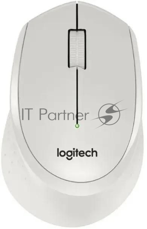 Мышь беспроводная Logitech M330 SILENT PLUS белый, 1000 dpi, радиоканал, USB, кнопки - 3