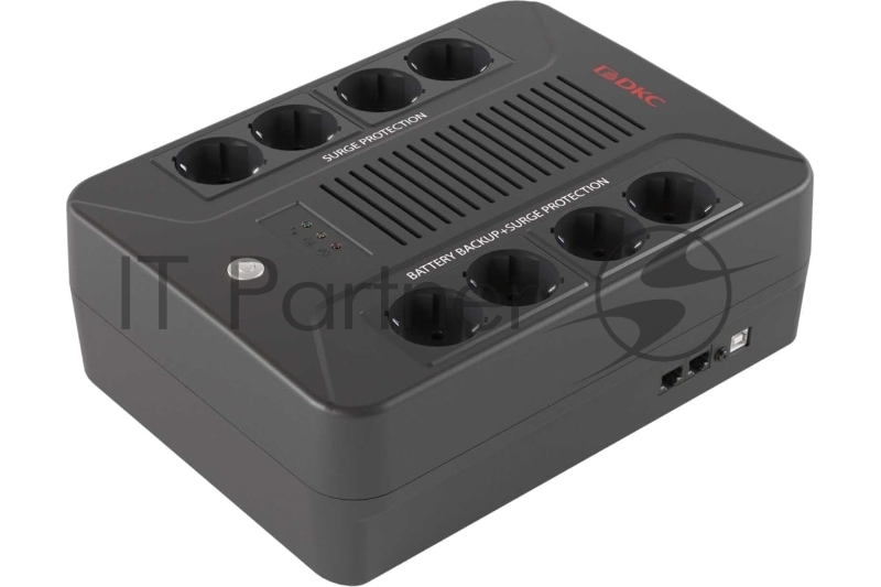 Источник бесперебойного питания DKC INFOPDU600PL / 600 ВА / 360 Вт / 8 x CEE 7 (евророзетка)