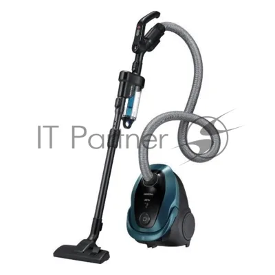 Пылесос Samsung VC20M2540JN/EV черный/зеленый, 460/2000 Вт, уборка сухая, пылесборник мешок 2.5 л