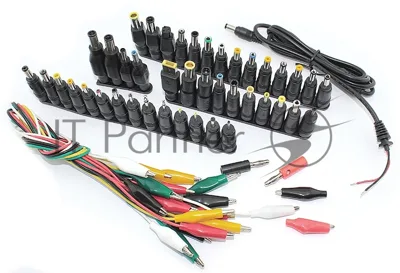 Набор из 42-х разъемов переходников для зарядки ноутбуков (42pcs/Set 5.5x2.1мм Multi-type Male Jack)