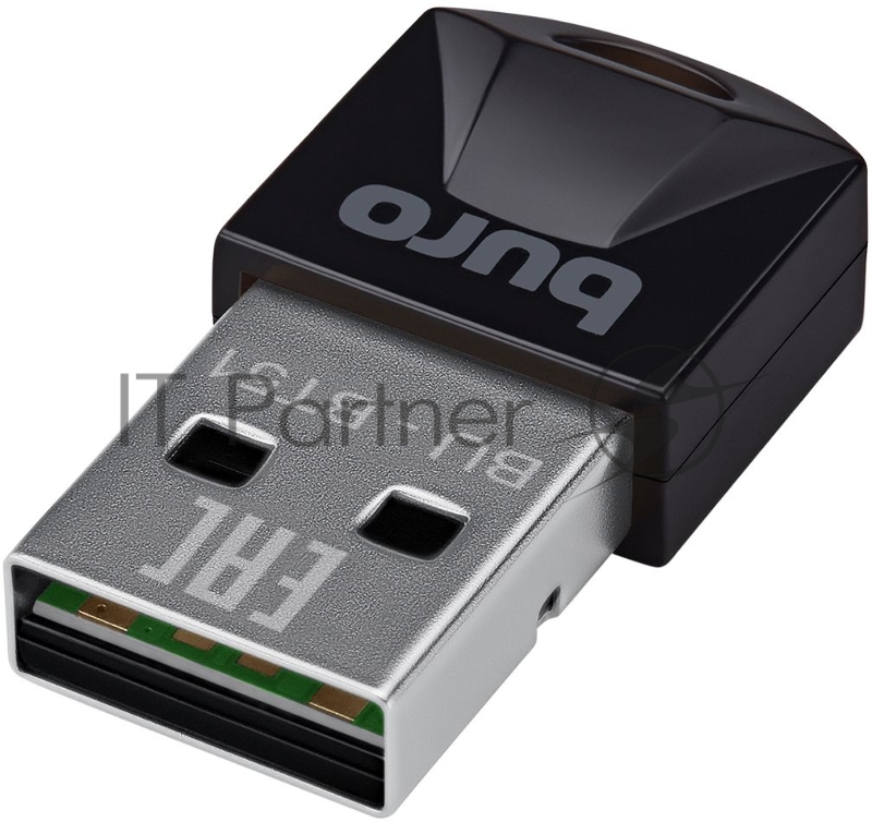 Адаптер USB Buro Bluetooth 5.1+EDR class 1.5 20м черный