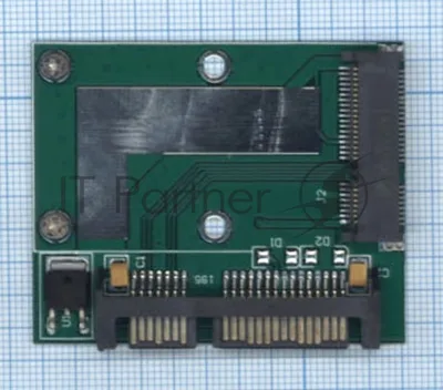 Переходник SSD mSATA на SATA компактный half size